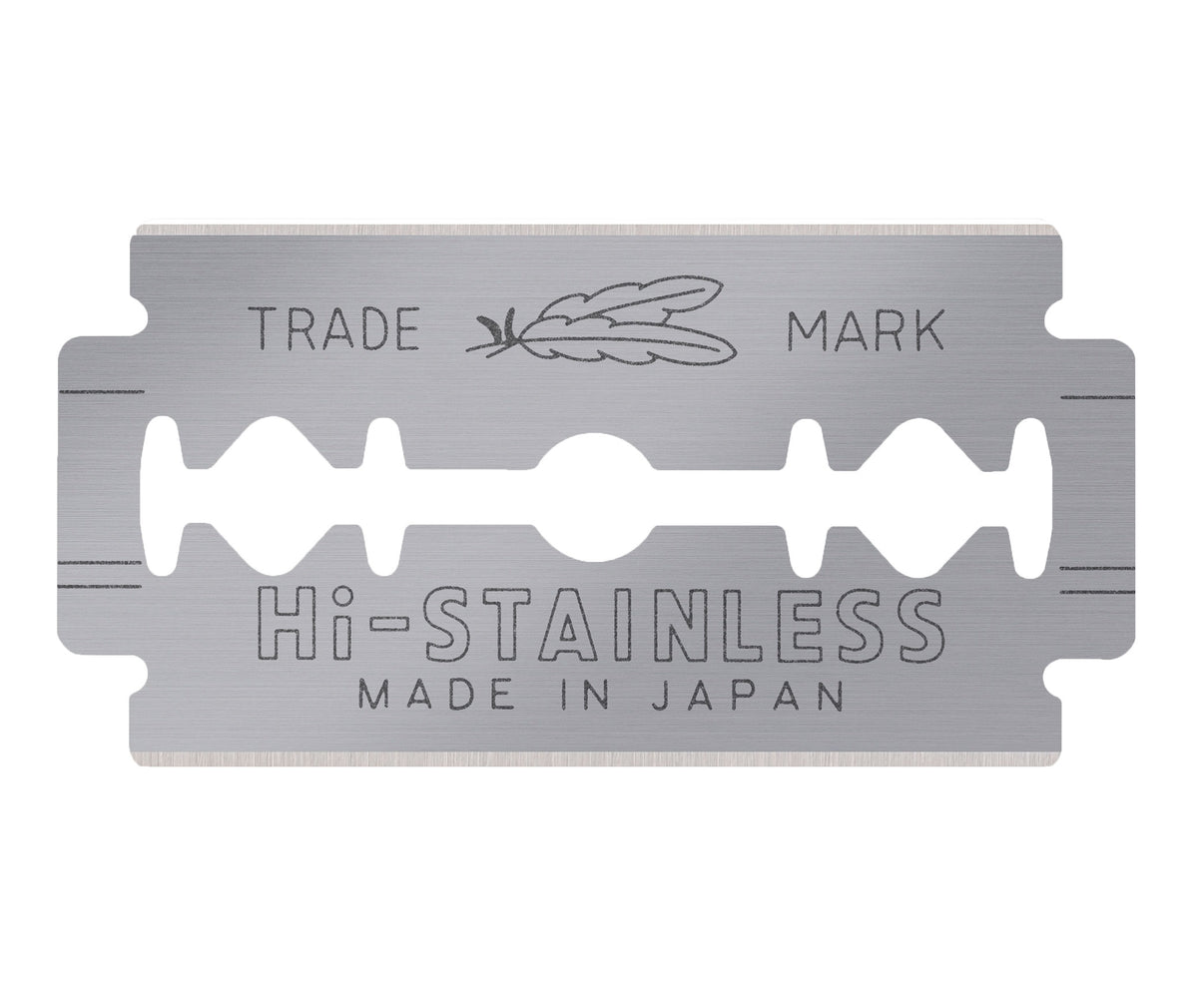 Feather Stainless Steel Double Edge Blades, 10 Blades