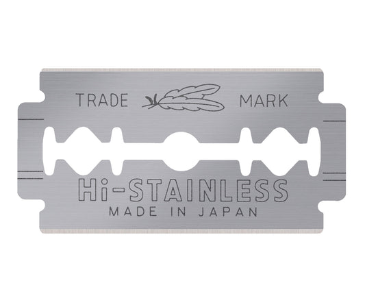 Feather Stainless Steel Double Edge Blades, 10 Blades