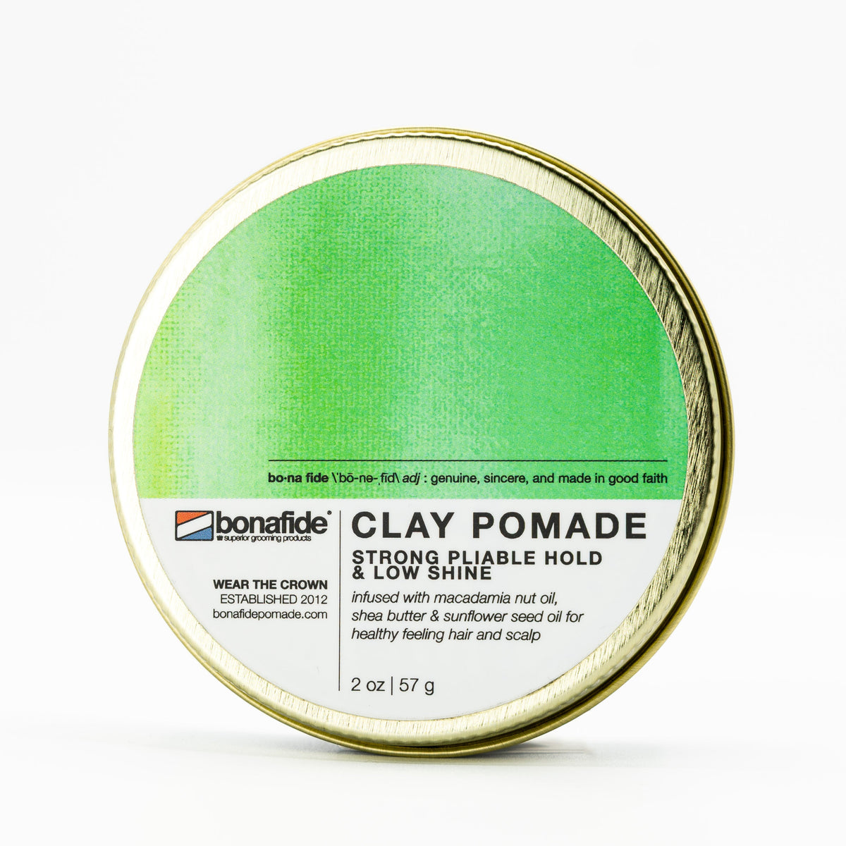 Bonafide Clay Pomade — 2 oz