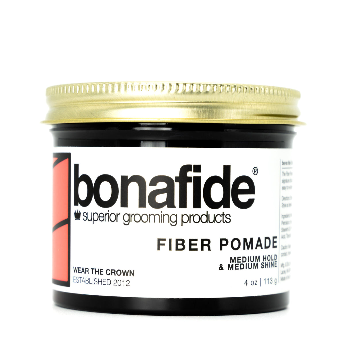 Bonafide Fiber Pomade — 4 oz