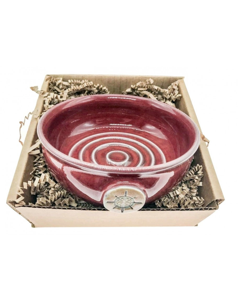 Captain's Choice Classic Lather Bowl in Cayenne